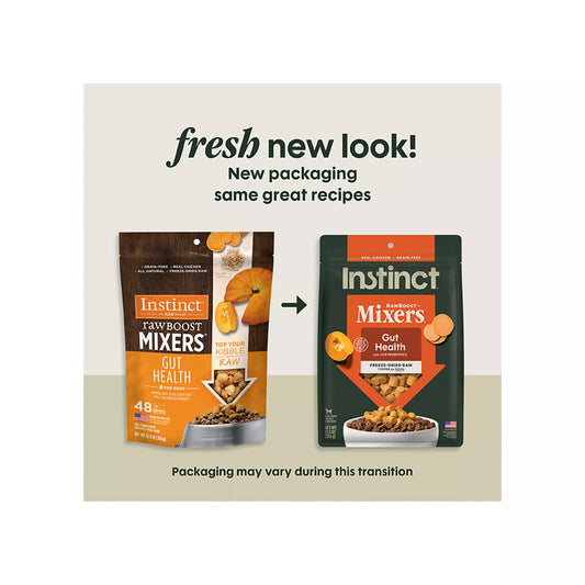Instinct® Raw Boost Mixers® Gut Health All Life Stages Dog Food Topper - Grain Free, Freeze-Dried