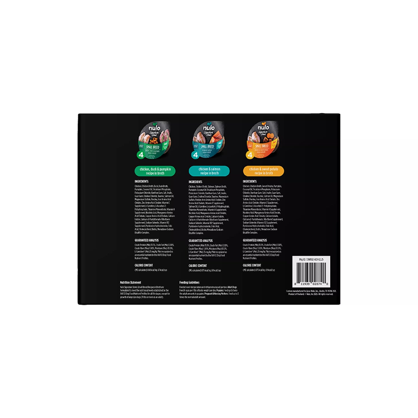 Nulo Signature Stews All Life Stage Wet Dog Food - 2.8 Oz., 12 Count, Variety Pack