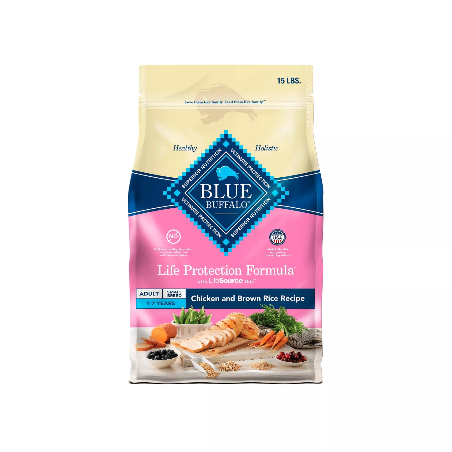 Blue Buffalo® Life Protection Formula™ Small Breed Adult Dry Dog Food - Chicken & Brown Rice