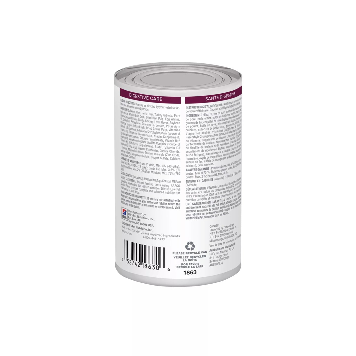 Hill's® Prescription Diet® i/d Digestive Care Low Fat Adult Dog Food - Original