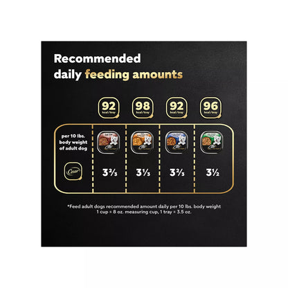 Cesar® Classics Home Delights Adult Wet Dog Food - Chunks in Gravy , 24 Count, Variety Pack