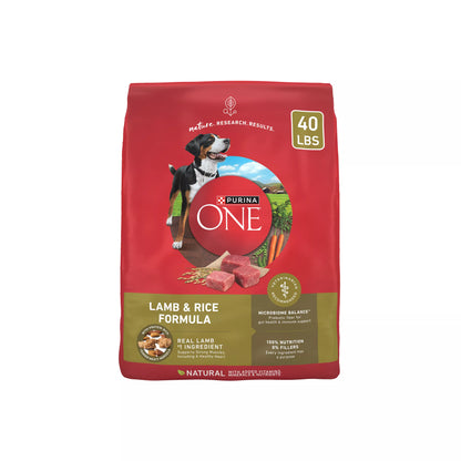 Purina® ONE® Adult Dog Dry Food - Lamb & Rice, High-Protein