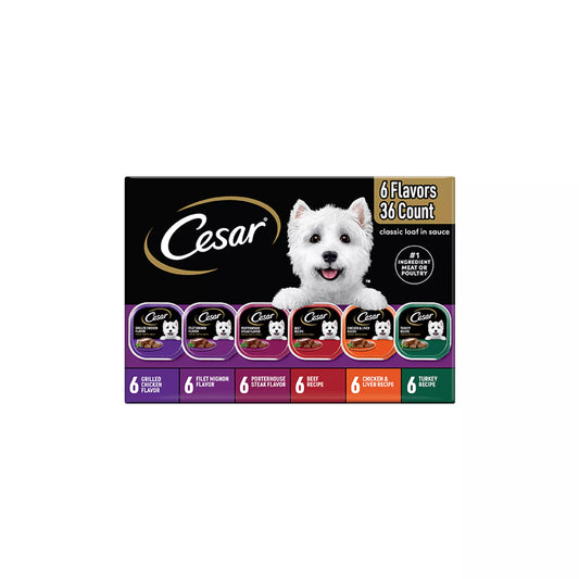Cesar® Classics Adult Wet Dog Food - Loaf, 36 Count