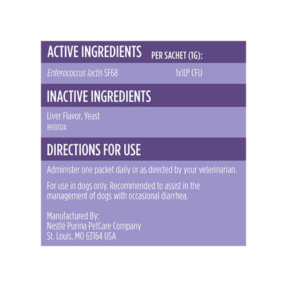 Purina® Pro Plan® Veterinary Supplements FortiFlora-Probiotic Powder Supplement for Dogs - 30 Count