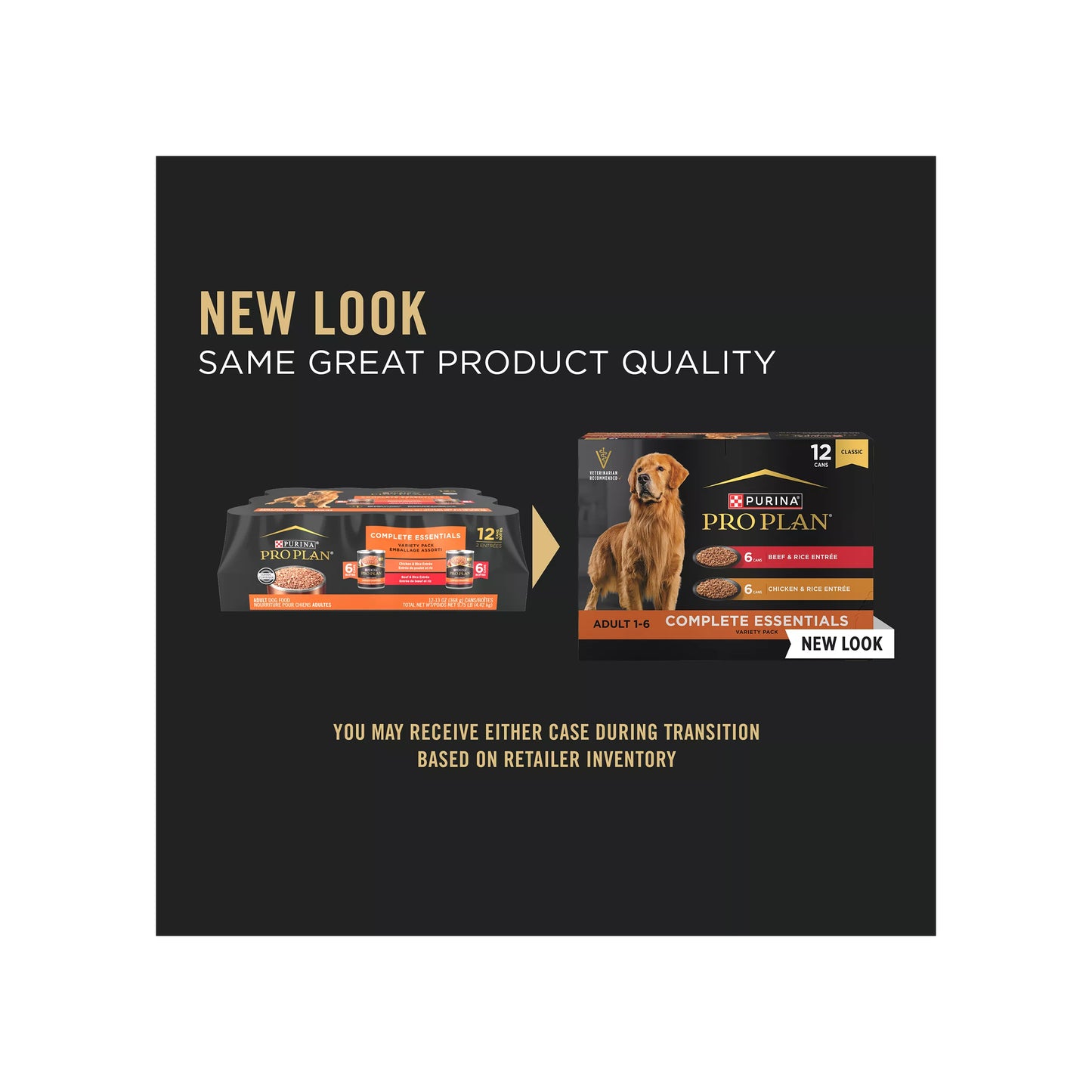 Purina® Pro Plan Complete Essentials Adult Wet Dog Food - Variety Pack, 13 Oz, 12 Count