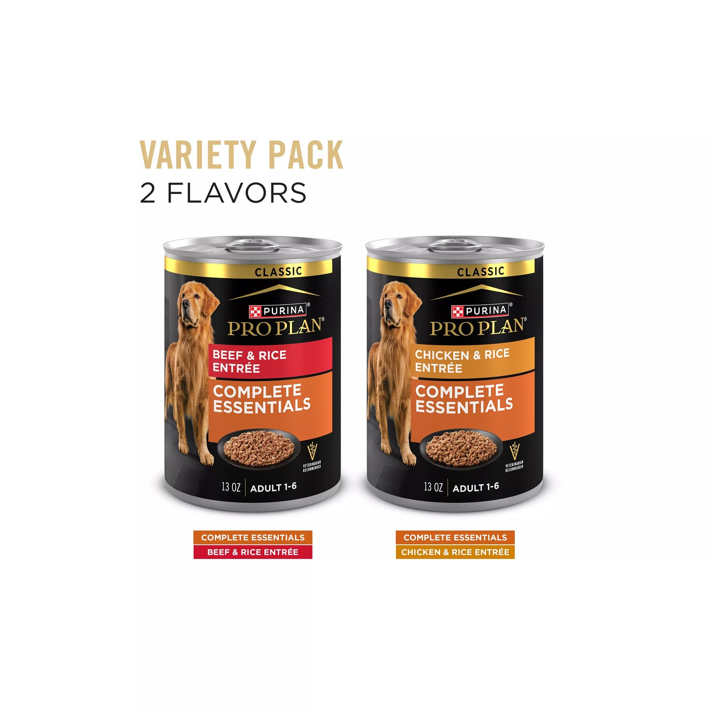 Purina® Pro Plan Complete Essentials Adult Wet Dog Food - Variety Pack, 13 Oz, 12 Count