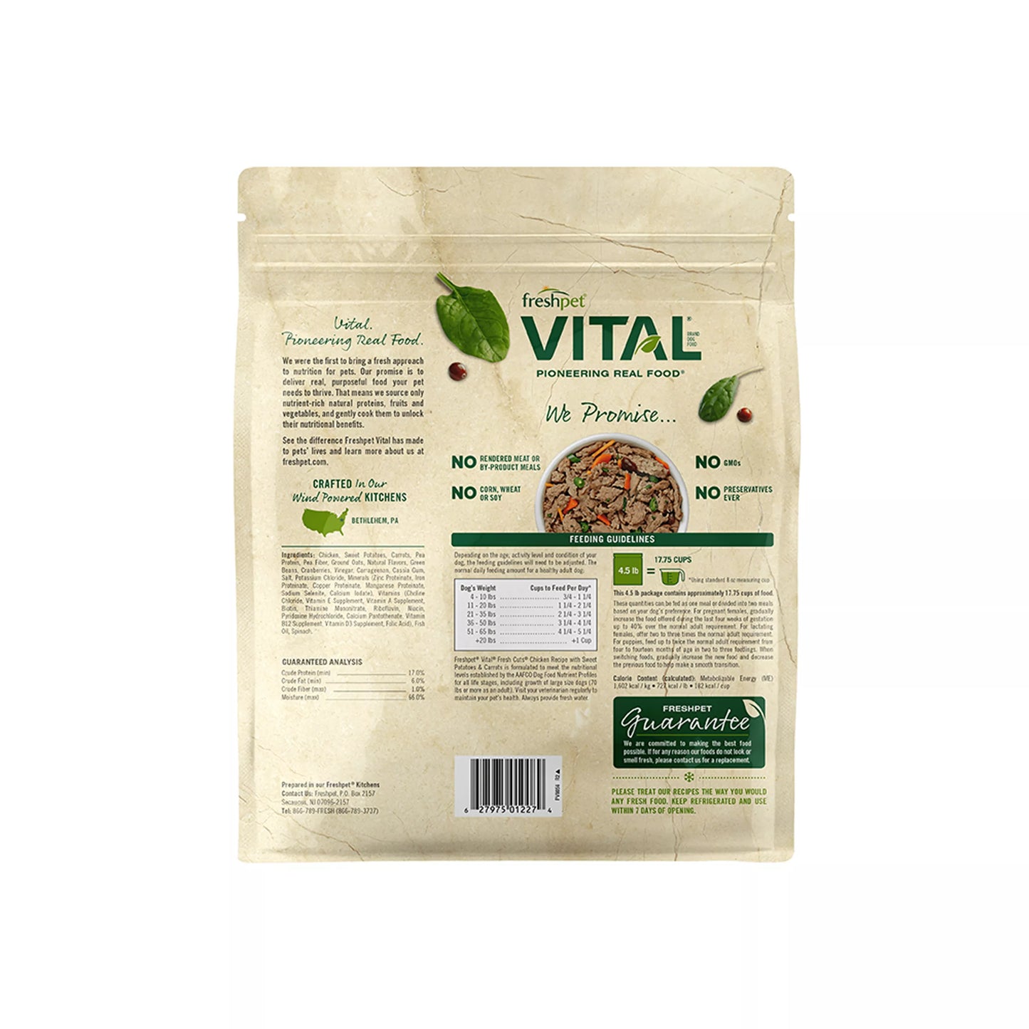 Freshpet® Vital™ Fresh Cuts All Life Stage Dog Food - Chicken