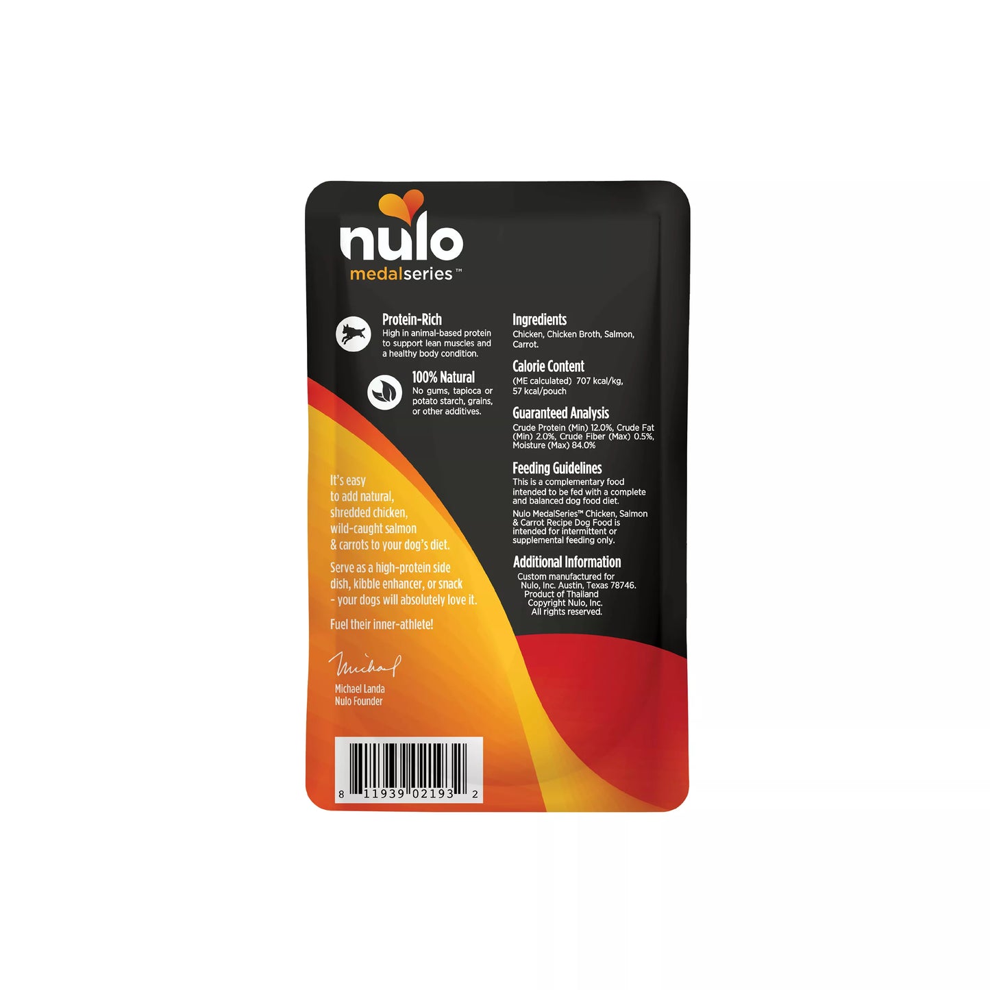 Nulo MedalSeries All Life Stage Wet Dog Food Topper - Limited Ingredient, 2.8 Oz.