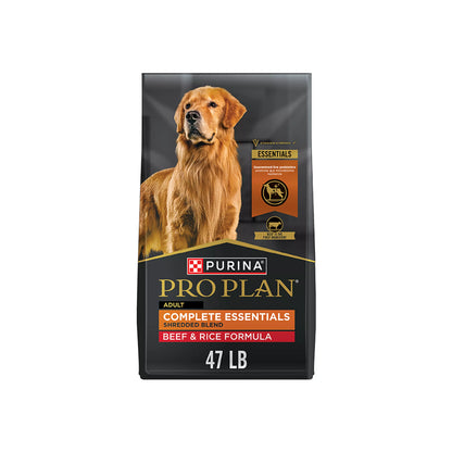 Purina® Pro Plan Complete Essentials Shredded Blend Adult Dry Dog Food - Beef & Rice