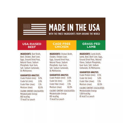 Instinct® Healthy Cravings All Life Stage Dog Food Topper - Beef/Chicken/Lamb Variety Pack, 12 Count