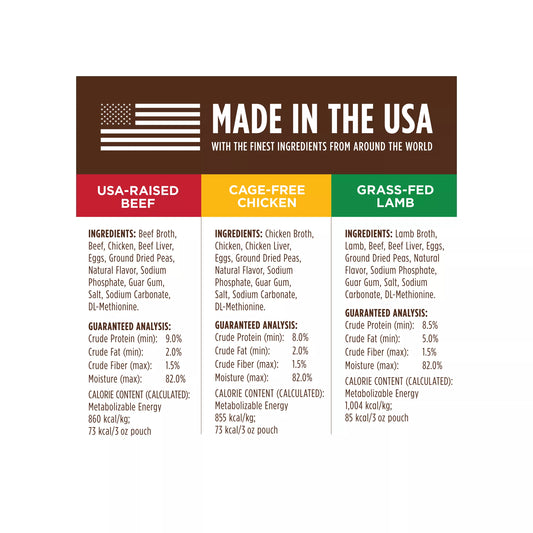 Instinct® Healthy Cravings All Life Stage Dog Food Topper - Beef/Chicken/Lamb Variety Pack, 12 Count