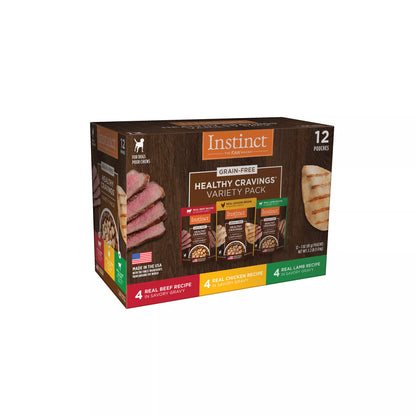 Instinct® Healthy Cravings All Life Stage Dog Food Topper - Beef/Chicken/Lamb Variety Pack, 12 Count