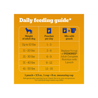 Pedigree® Choice Cuts Pouch Adult Wet Dog Food & Meal Topper - 30 Count, Variety Pack