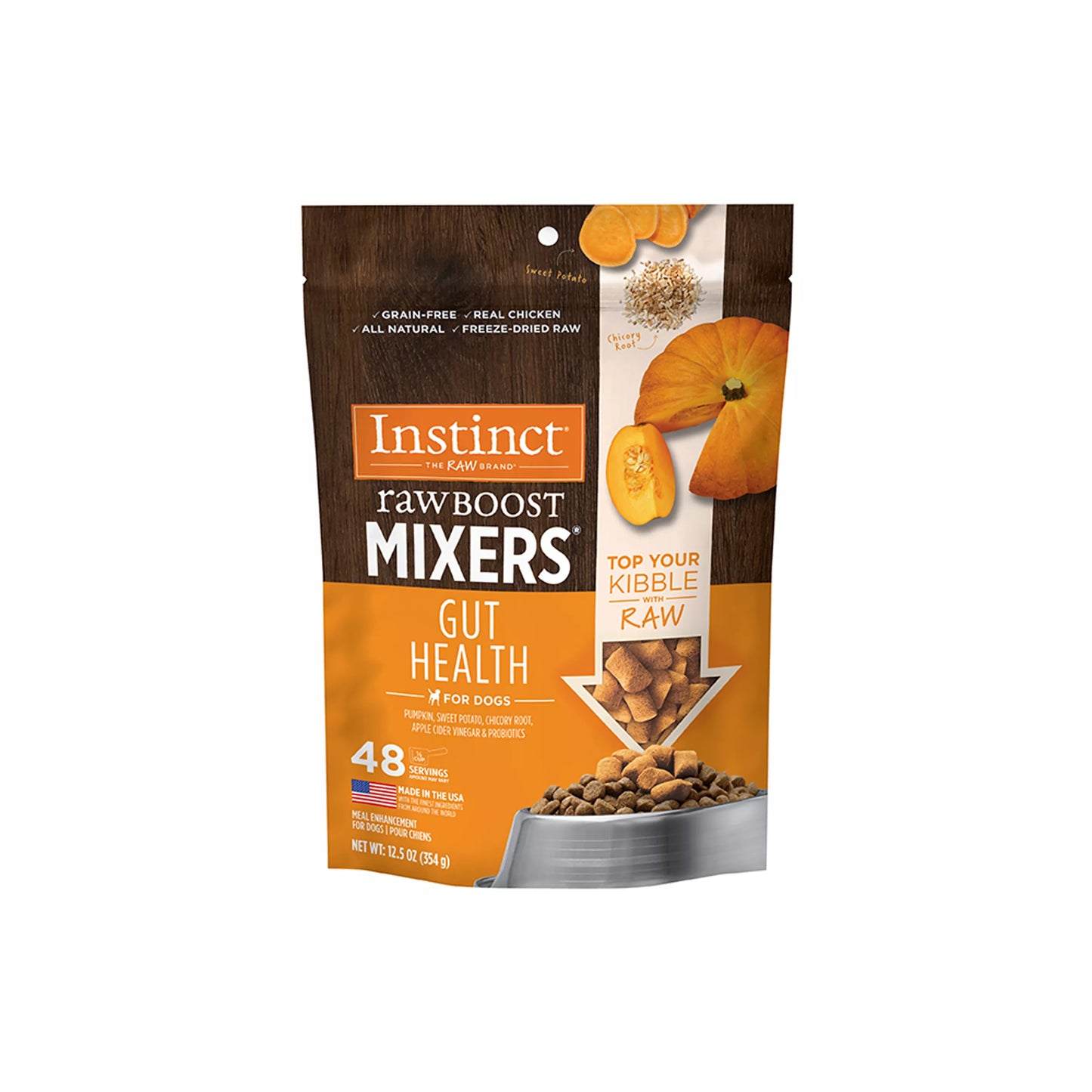 Instinct® Raw Boost Mixers® Gut Health All Life Stages Dog Food Topper - Grain Free, Freeze-Dried