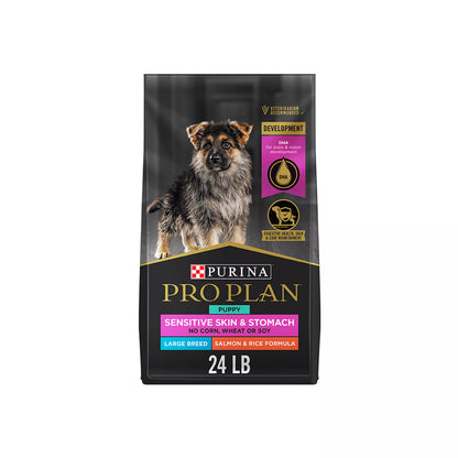 Purina Pro Plan Development Sensitive Skin & Stomach Large Breed Puppy Dry Dog Food - Salmon & Rice