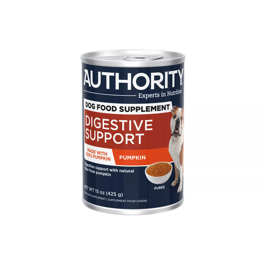 Authority® Digestive Support All Life Stages Wet Dog Food Supplement Topper - Pumpkin, 15 oz