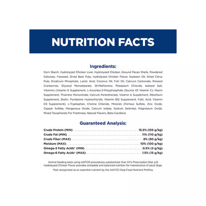 Hill's® Prescription Diet® z/d Skin/Food Sensitivities Adult Dog Food - Original