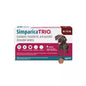 Simparica Trio Chewable Tablets for Dogs - 88.1-132 lbs, Brown Box