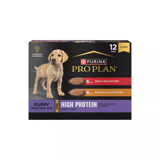 Purina Pro Plan Sport Puppy Wet Dog Food - High Protein, 13 Oz, 12 Count