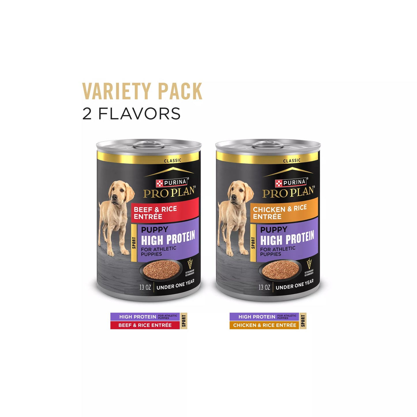 Purina Pro Plan Sport Puppy Wet Dog Food - High Protein, 13 Oz, 12 Count