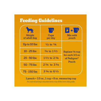 Pedigree® Complete Nutrition Adult Dry Dog Food - Steak & Vegetables