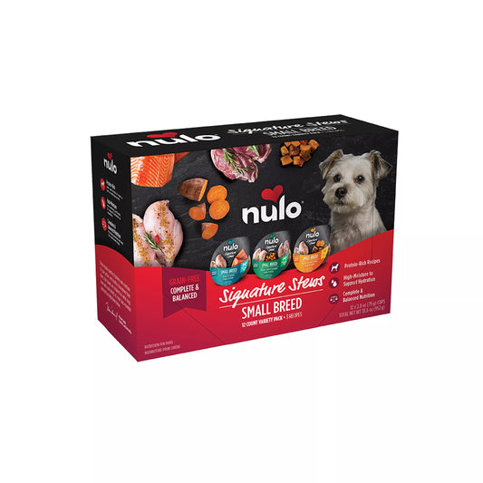 Nulo Signature Stews All Life Stage Wet Dog Food - 2.8 Oz., 12 Count, Variety Pack