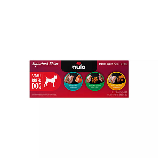 Nulo Signature Stews All Life Stage Wet Dog Food - 2.8 Oz., 12 Count, Variety Pack