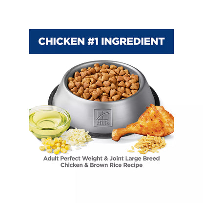 Hill's Science Diet Perfect Weight & Joint Support Large Breed Adult Dry Dog Food - Chicken & Rice