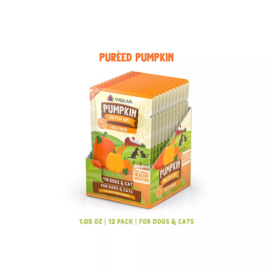 Weruva Pumpkin Patch Up! Supplement for Cats and Dogs - Digestive Support, Pureed Pumpkin, 1.05 OZ