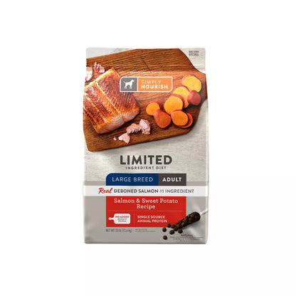 Simply Nourish Large Breed Adult Dog Food - Salmon & Sweet Potato Recipe