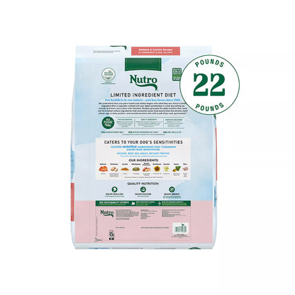 Nutro Natural Choice Limited Ingredient Adult Dog Food - Grain Free, Salmon & Lentils Recipe