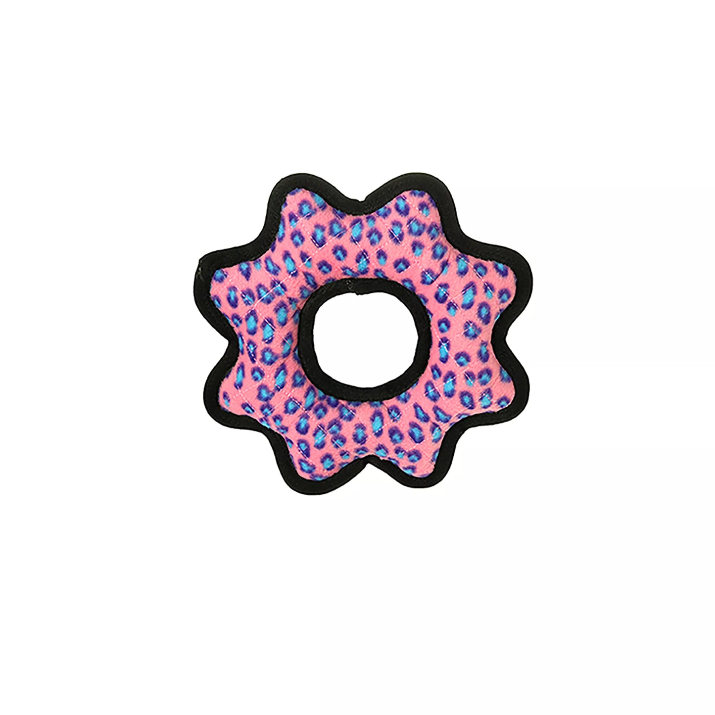 TUFFY® Ultimate Gear Ring Pink Leopard Dog Toy