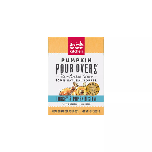 The Honest Kitchen Pumpkin Pour Overs All Life Stages Wet Dog Food Topper - Turkey & Pumpkin