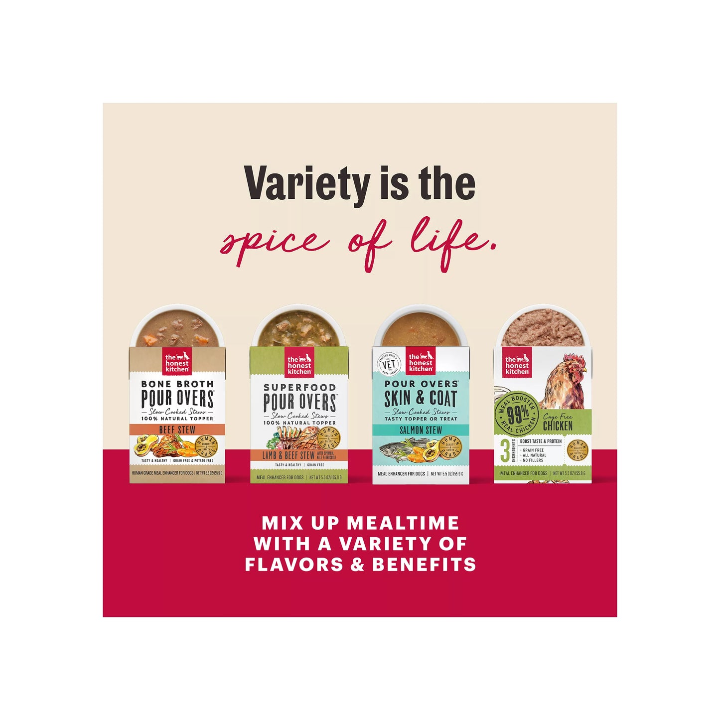 The Honest Kitchen Pumpkin Pour Overs All Life Stages Wet Dog Food Topper - Turkey & Pumpkin