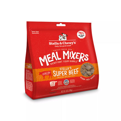 Stella & Chewy's Freeze-Dried Raw Meal Mixers All Life Stages Dog Food Topper - Super Beef