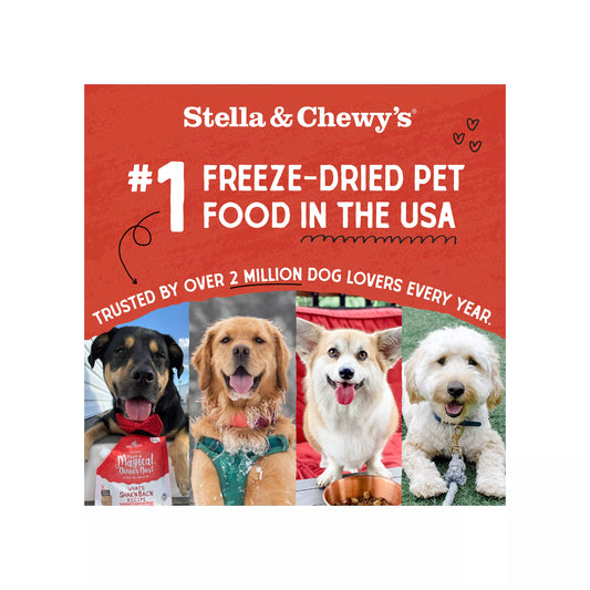 Stella & Chewy's Freeze-Dried Raw Meal Mixers All Life Stages Dog Food Topper - Super Beef