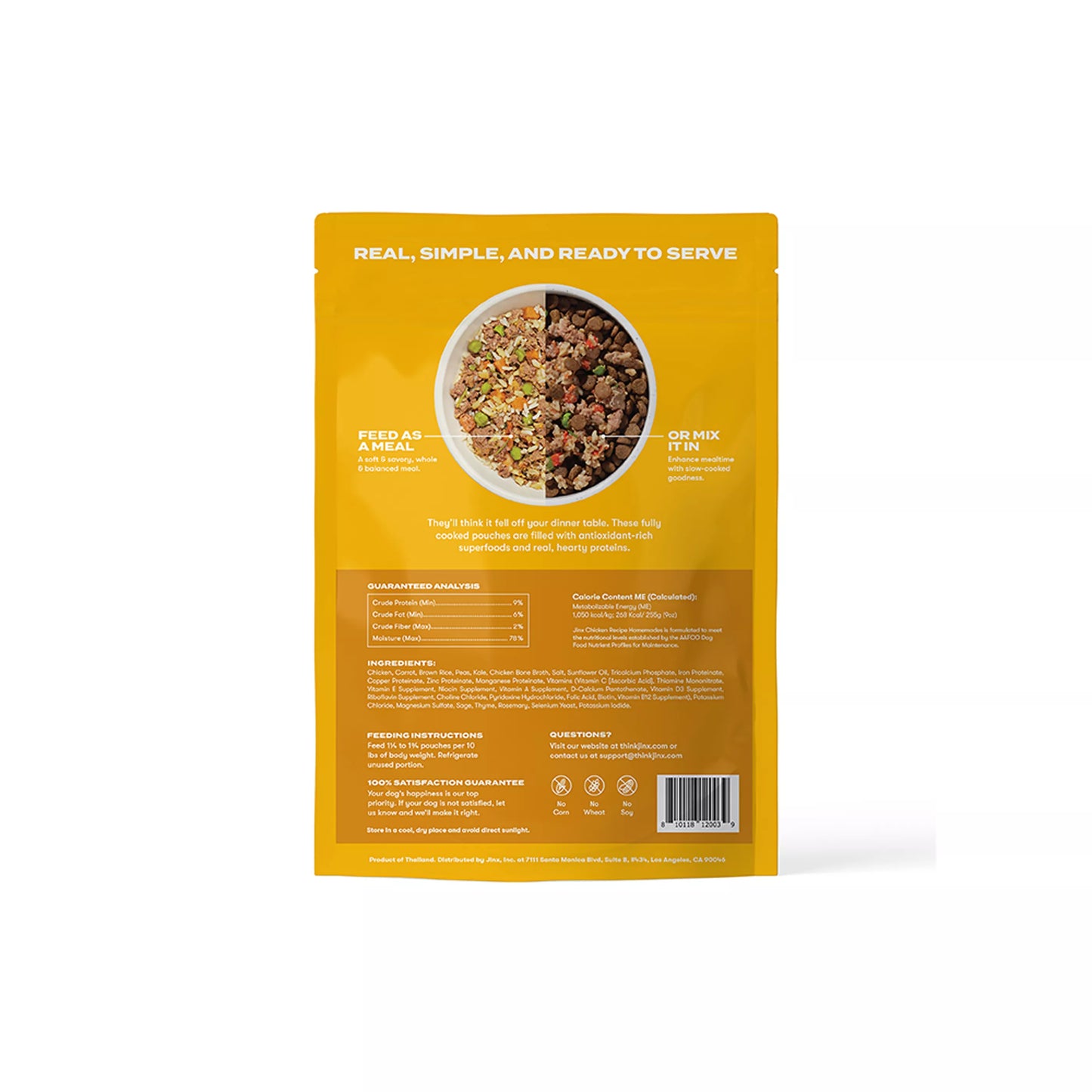 Jinx Homemades All Life Stages Wet Dog Food 9 oz